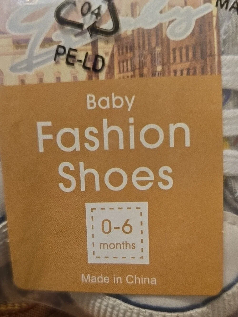Baby Fashion Shoes - Gray and White Infant Sneakers [0-6 Mos]